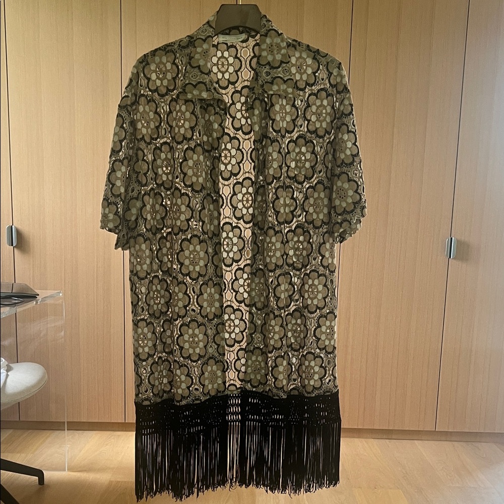 Floral Lace Fringe duster